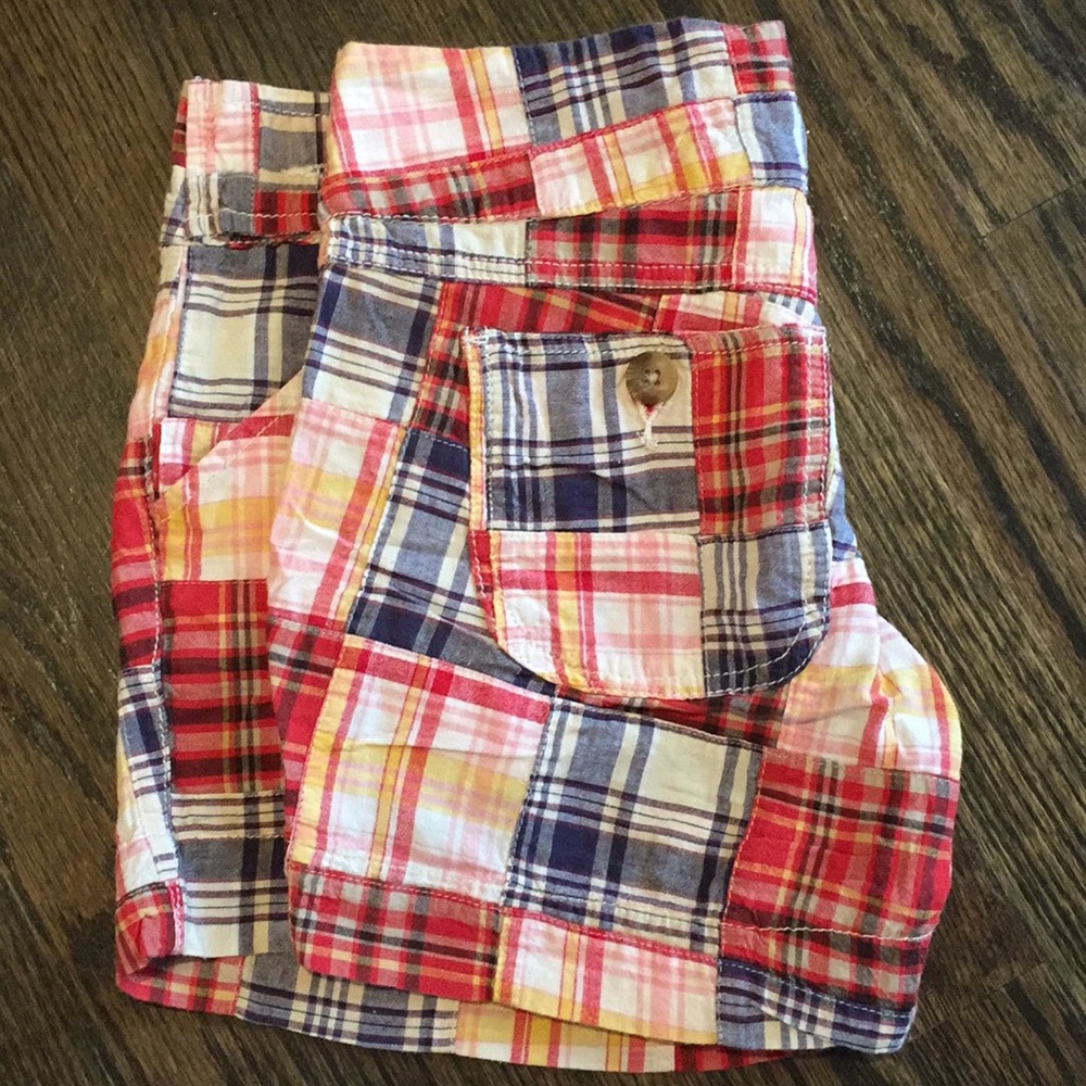 Grane Jeans plaid cotton shorts